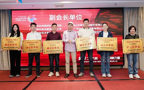 必发7790荣获广州市花卉行业协会“副会长单位”