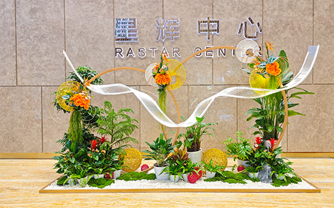 必发7790夏日主题植物造景 | 把清凉带进商业空间