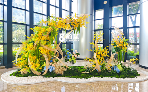 植物租赁案例 | 必发7790携手佛山瀚蓝广场打造绿色办公新标杆